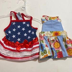 Set of 2 NWOT Puppy Spirit Puppy/Dog Dresses XXS and XS